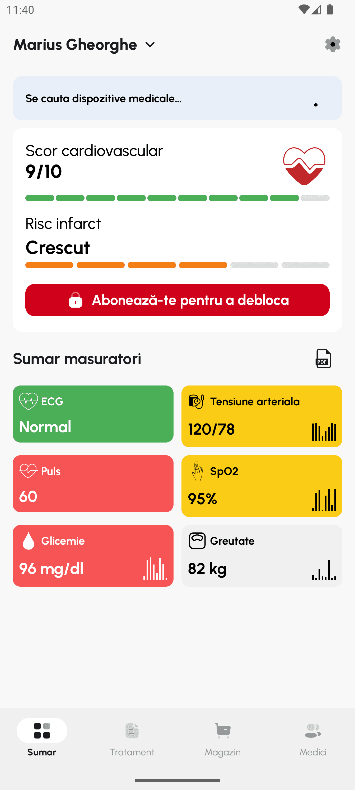 App Defiro Health para pacientes y médicos