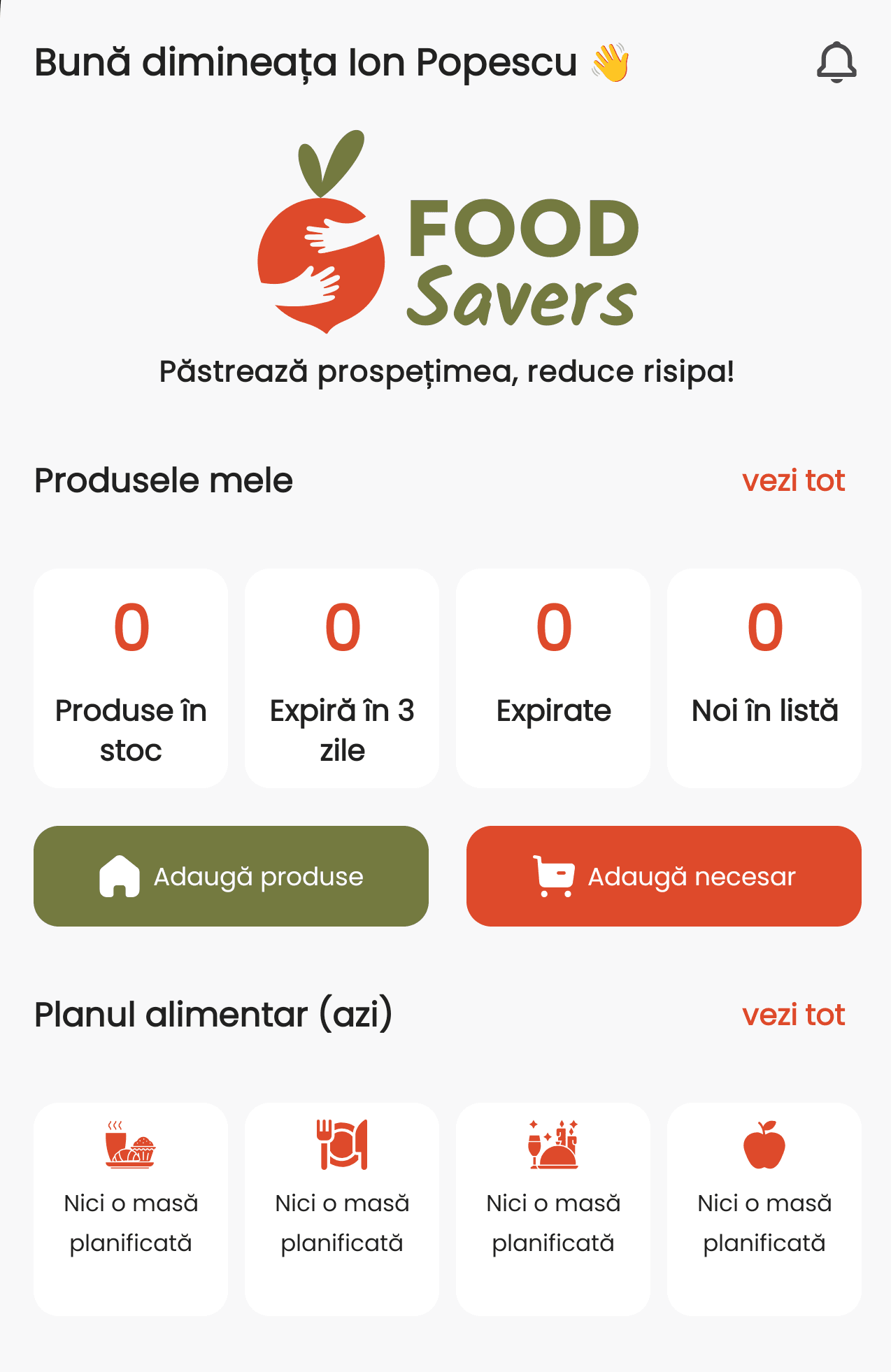 App móvil Food Savers para reducir desperdicio alimentario