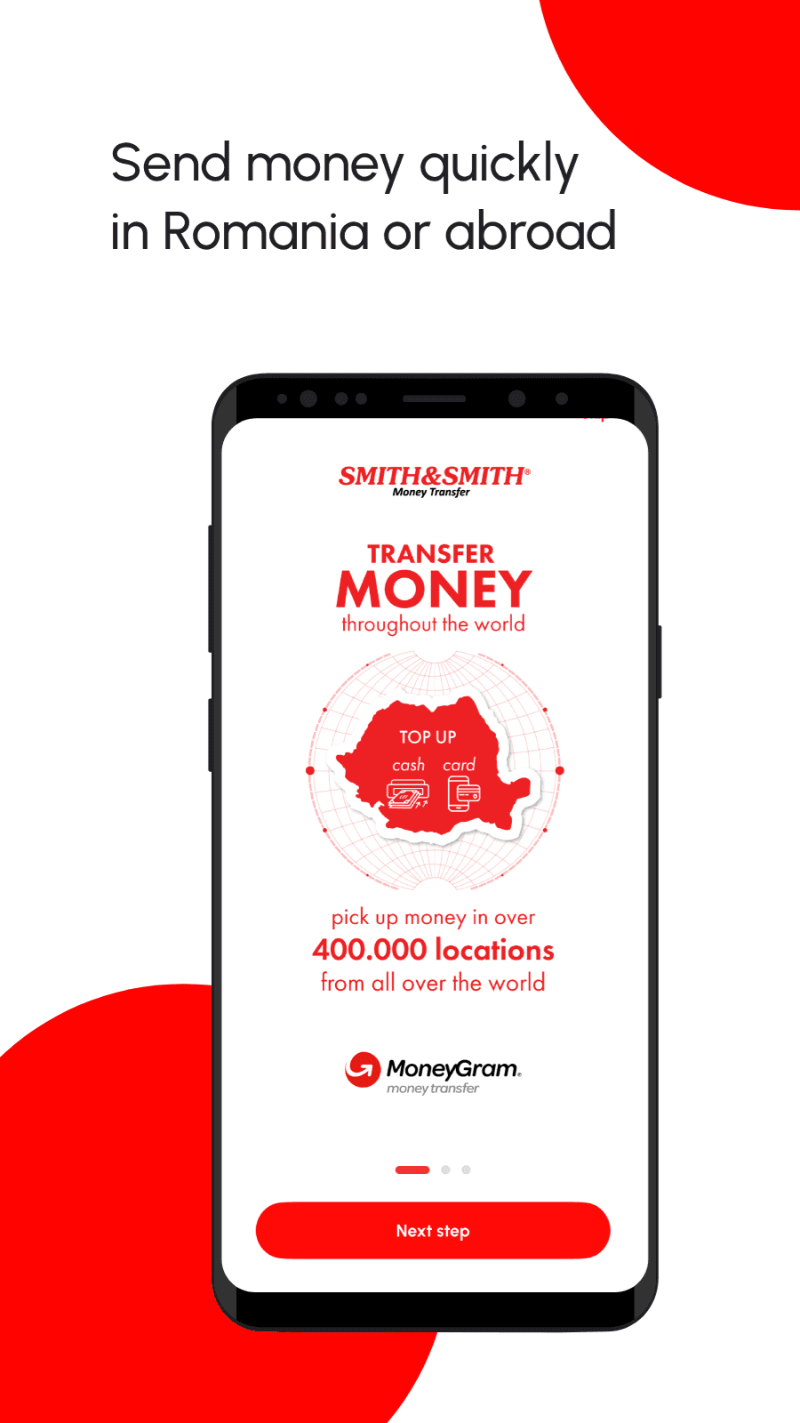 Smith Transfer - Mobile app for international money transfers