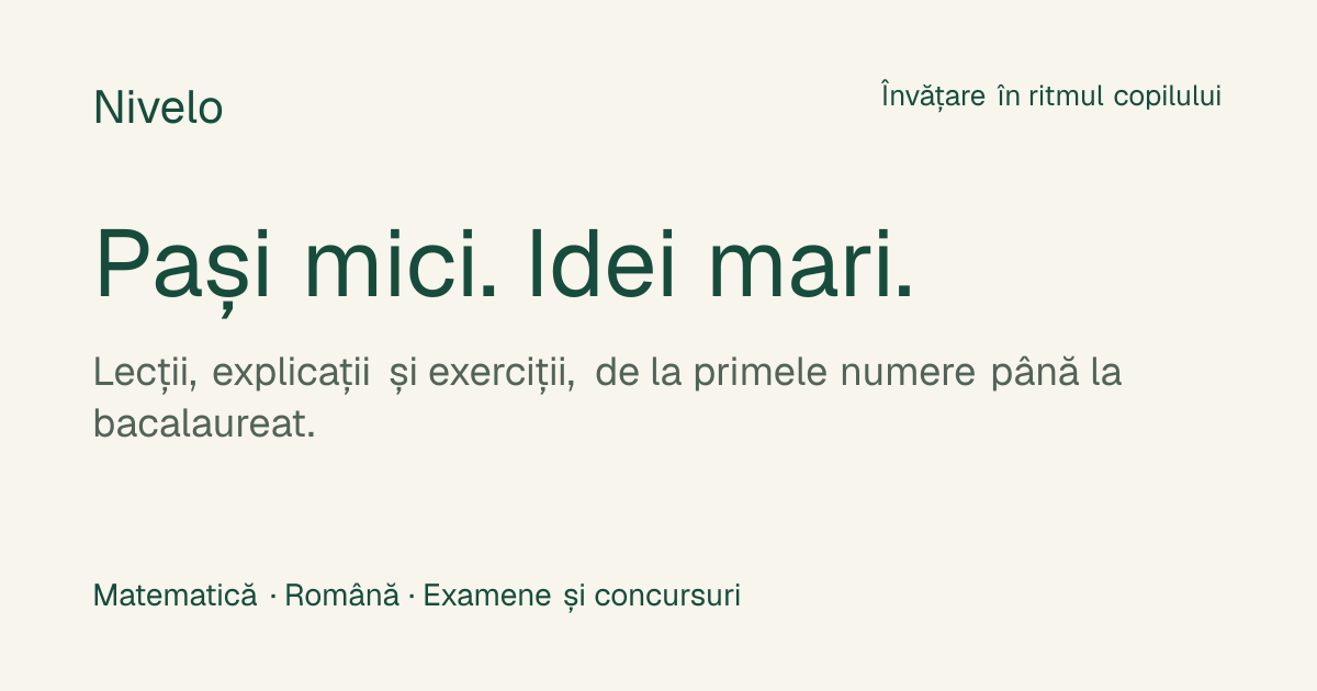 Nivelo: aprendizaje adaptativo para el currículo rumano
